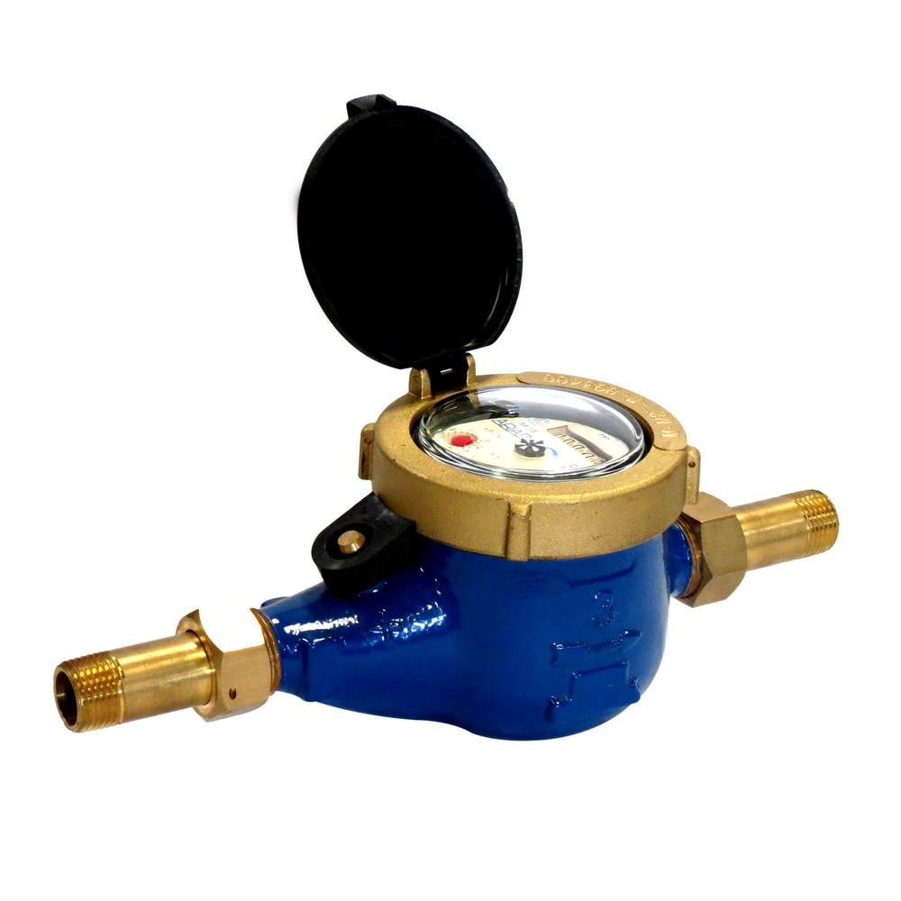 CONTADOR ARAD 1/2 PLG MODELO M POLIETILENO REFORZADO VISOR VIDRIO 216