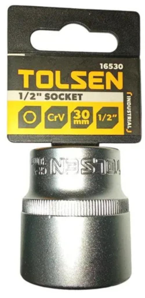 COPA MILIMETRICA INDUSTRIAL DE 1/2" DE 30MM 16530 TOLSEN