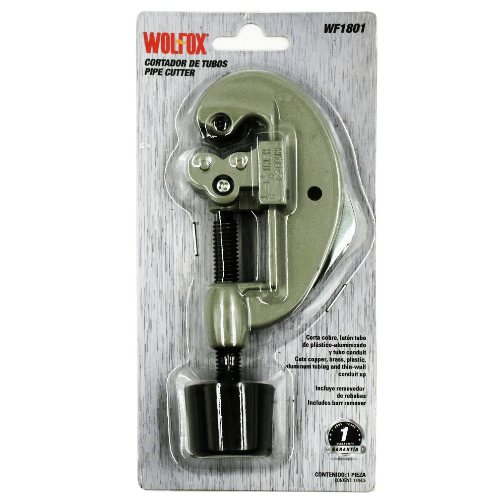 CORTA TUBO 1/8 - 1 1/8 WF1801 WOLFOX