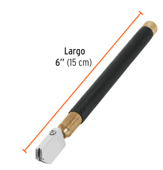 CORTADOR DE VIDRIO DE 6" CON DEPÓSITO DE ACEITE 19605 TRUPER