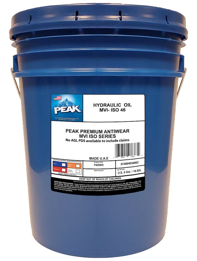 CUBETA ACEITE PEAK ISO AW46 MX