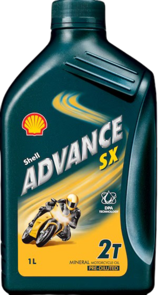 ACEITE MINERAL PARA MOTOCICLETAS 2T SHELL ADVANCED