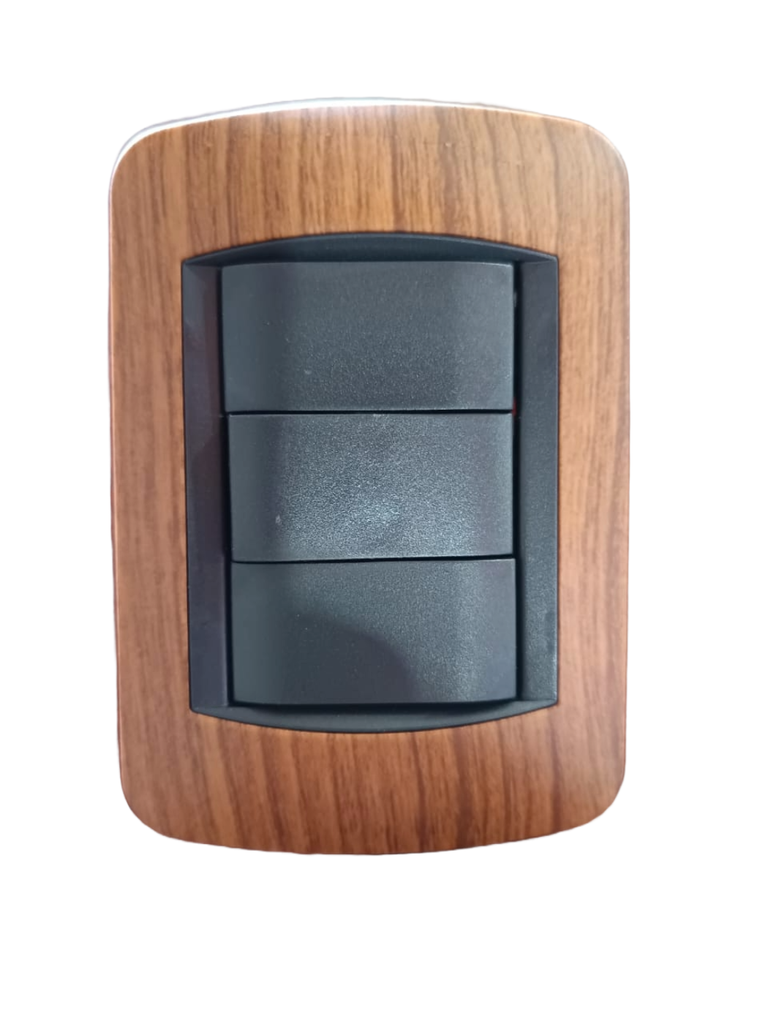 APAGADOR SENCILLO SERIE BV COLOR MADERA