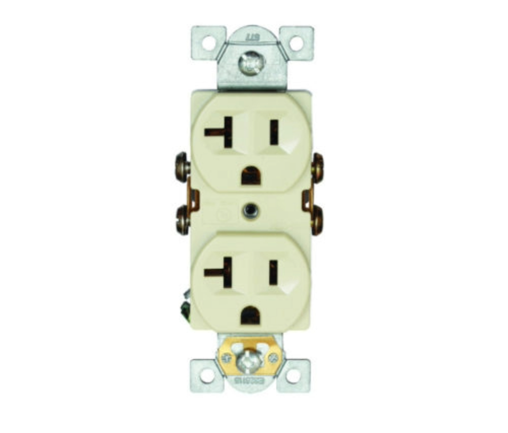 ARMADURA DOBLE 2P+T 20A 125V BEIGE 'EAGLE