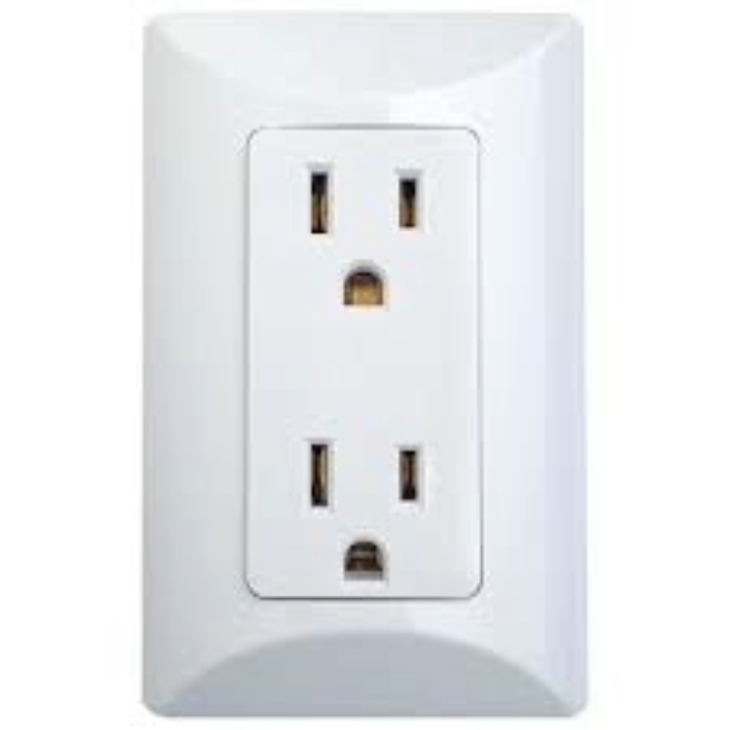 ARMADURA DOBLE POLARIZADA 15A BLANCO PLATA 1009A-W EAGLE