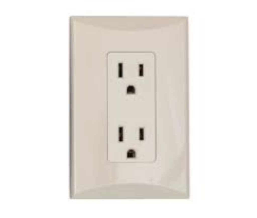 ARMADURA DOBLE POLARIZADA 15A MARFIL PLATA 1009-AV EAGLE