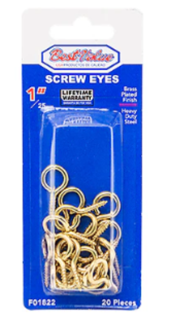 ARMELLA CERRADA DORADA 1" 20PCS F01822 BEST VALUE