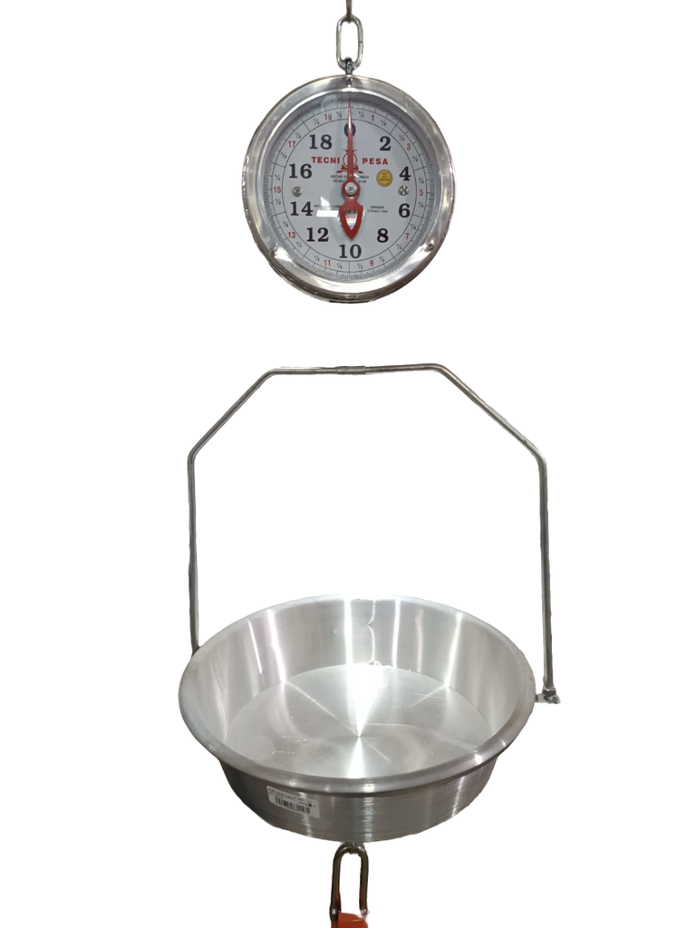 BALANZA COLGAR 40 LBS ARO CROMO PLATO ALUMINIO ESPECIAL
