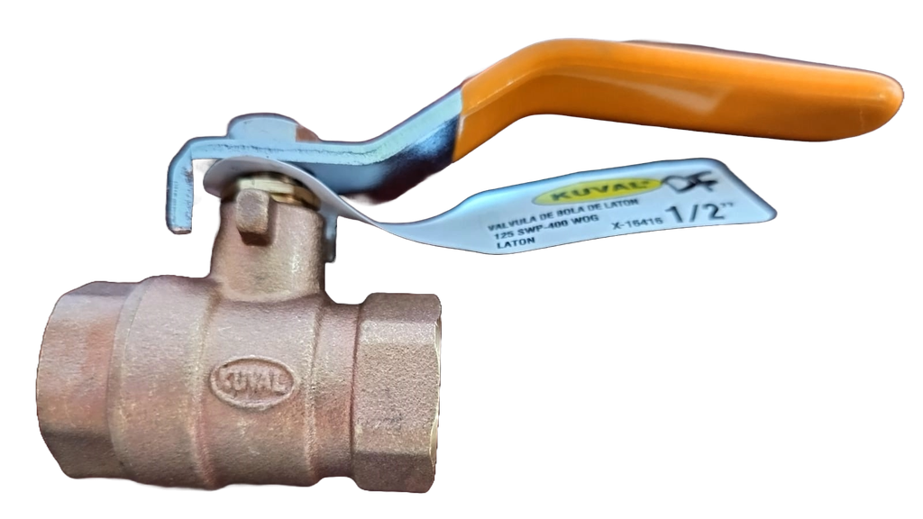 VALVULA DE BOLA BRONCE 125 SWP 1/2" X16-416