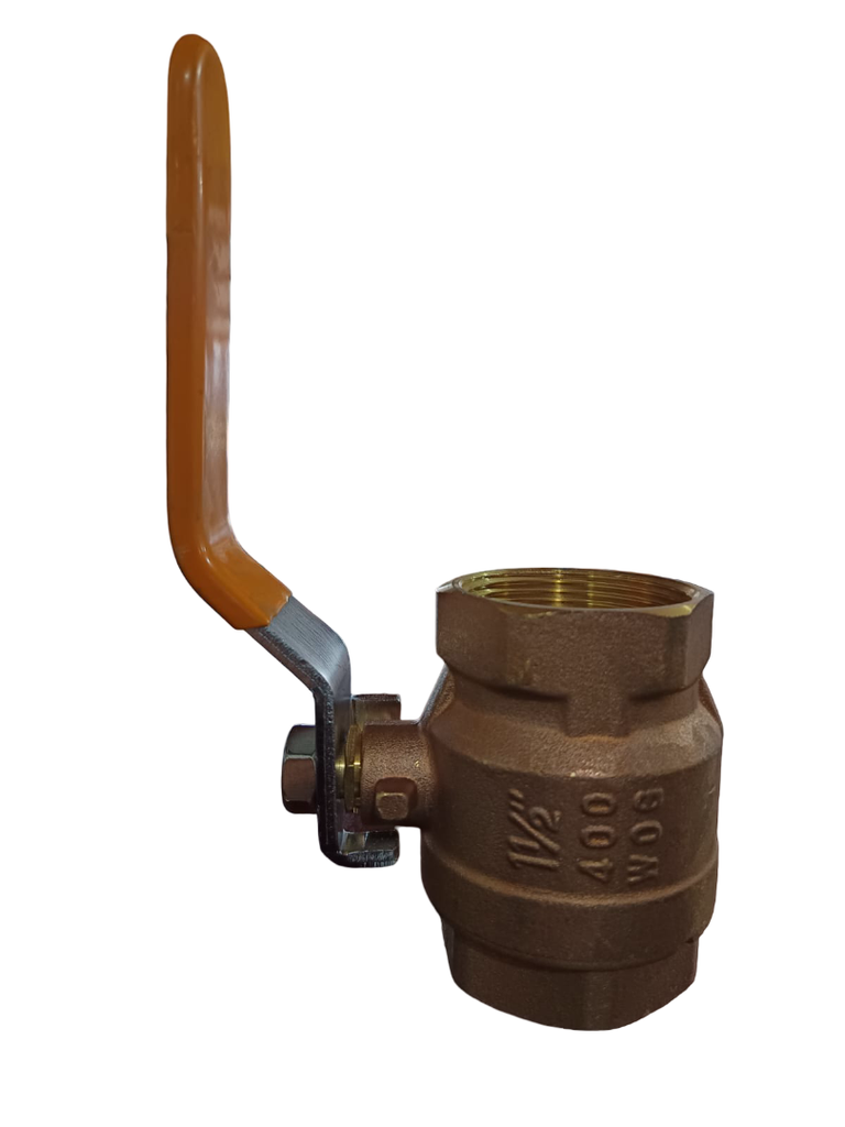 VALVULA DE BOLA BRONCE 125SWP 400 WOG DE 1-1/2 KUVAL