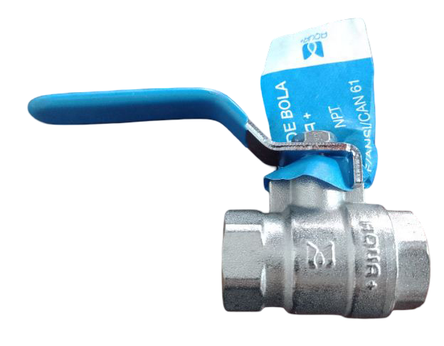 VALVULA DE BOLA DE BRONCE DE 1/2"