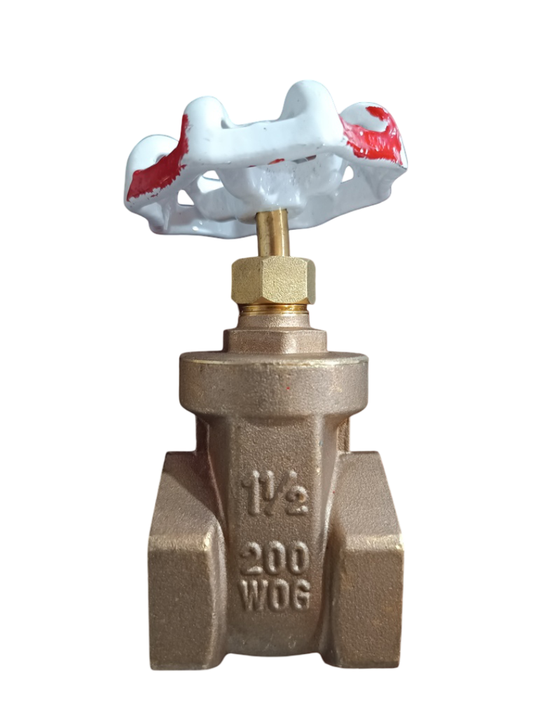 VALVULA DE COMPUERTA BRONCE TIPO MEDIANO 200WOG DE 1-1/2 ITALY