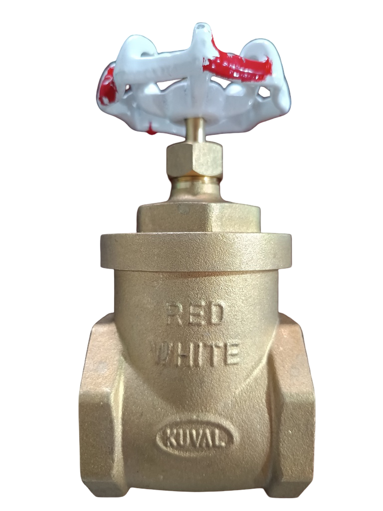 VALVULA DE COMPUERTA BRONCE TIPO PESADO 125 SWP 200 WOG DE 2 KUVAL