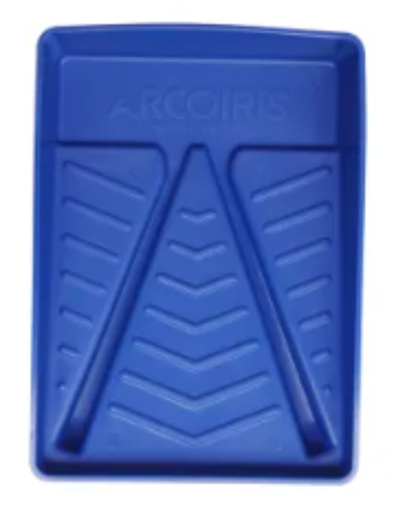 BANDEJA PLASTICA AZUL 9 ARCOIRIS