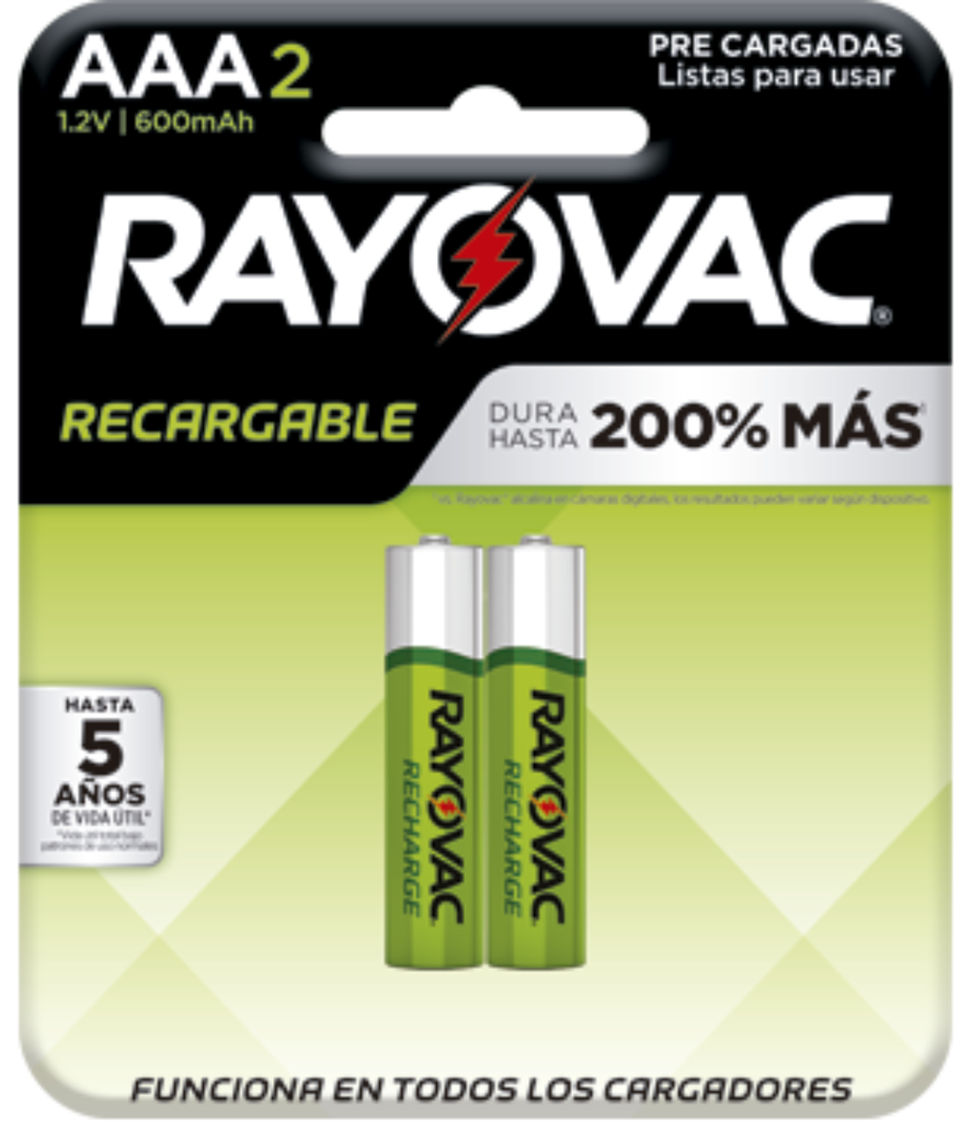 BATERIA AAA RECARGABLE LD724-20P RAYOVAC
