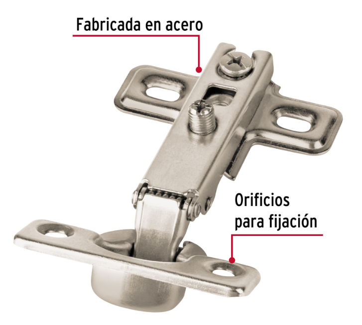 BISAGRA BIDIMENSIONAL 950 COMPLETA 43156 HERMEX