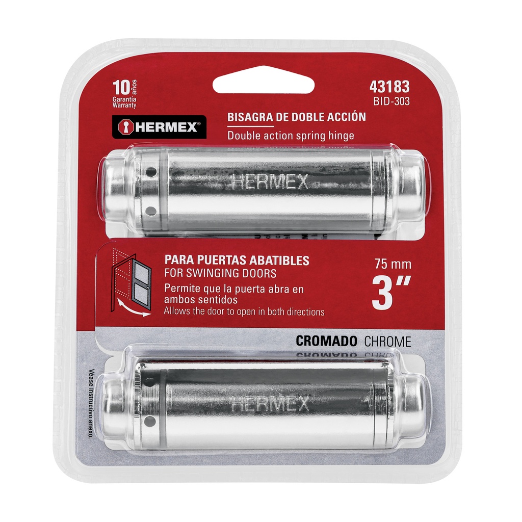 BISAGRA DOBLE ACCION 3" 43183 HERMEX