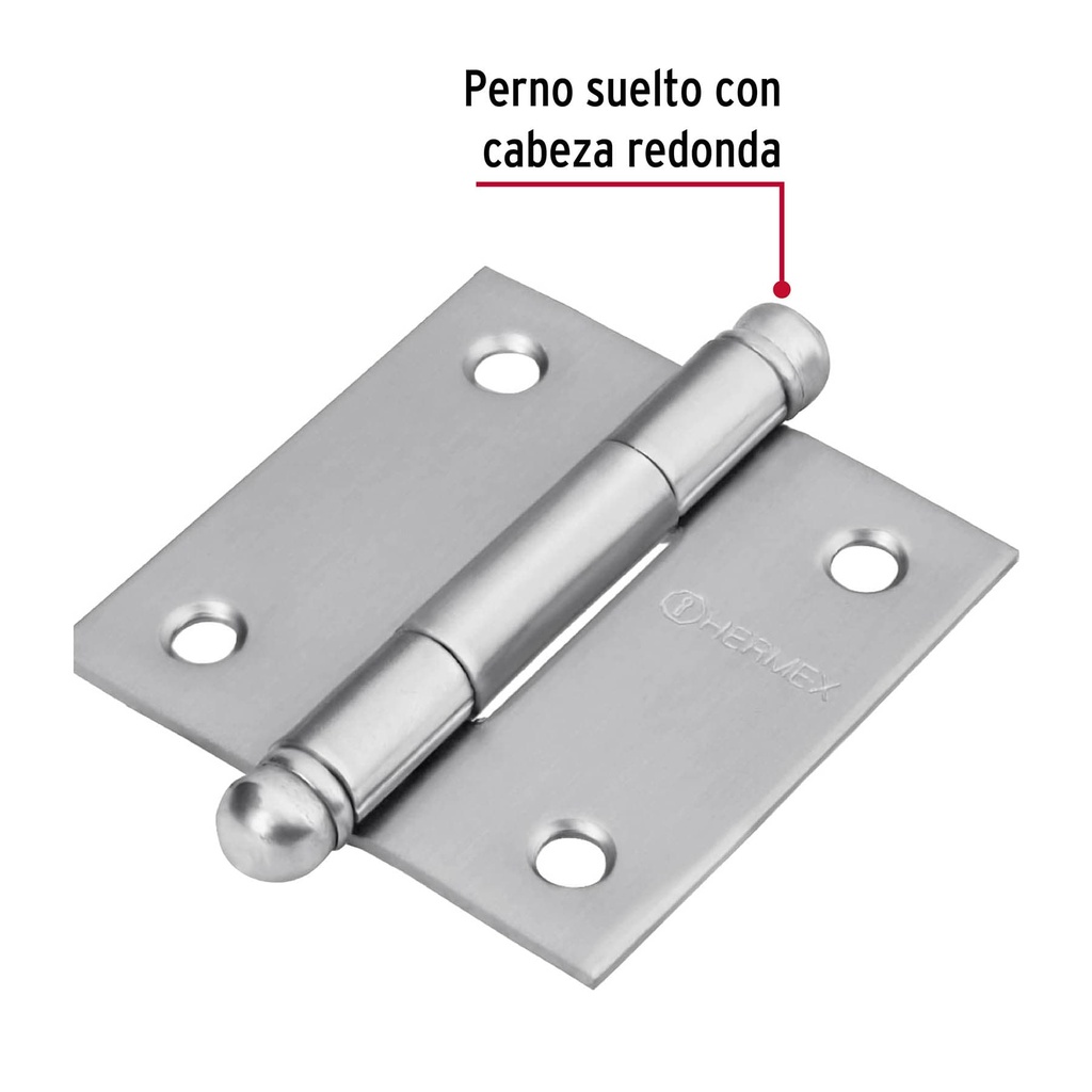 BISAGRA INOX 2" X PAR 43220 HERMEX