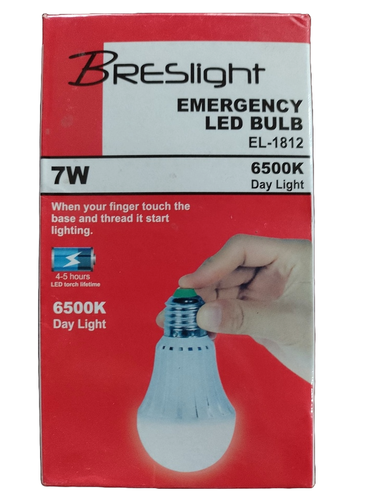 BOMBILLA LED EMERGENCIA 7W EL-1812 BRESLIGHT