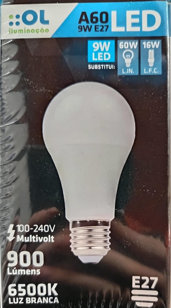BOMBILLO LED BASICO 9W-3000K-E27