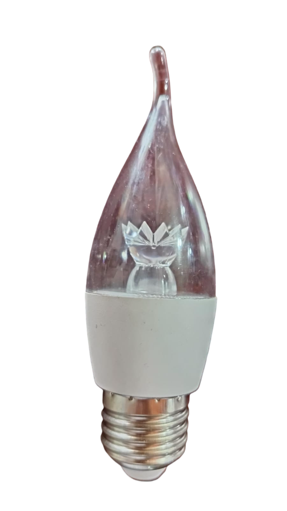 BOMBILLO VELA FUEGO NEVADO 3W -6500K-E27