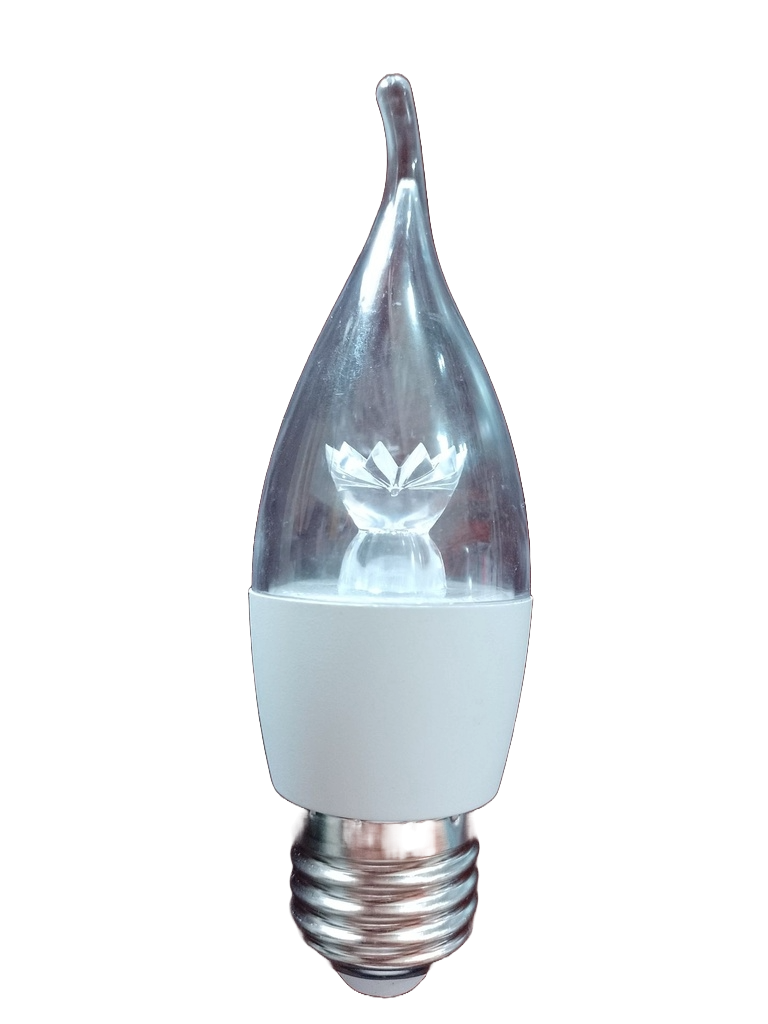 BOMBILLO VELA NEVADO 5W 3000K E27