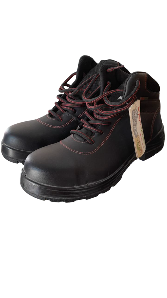 BOTA DE CUERO CON PUNTA DE ACERO TALLA 42 PAR VAN VIEN
