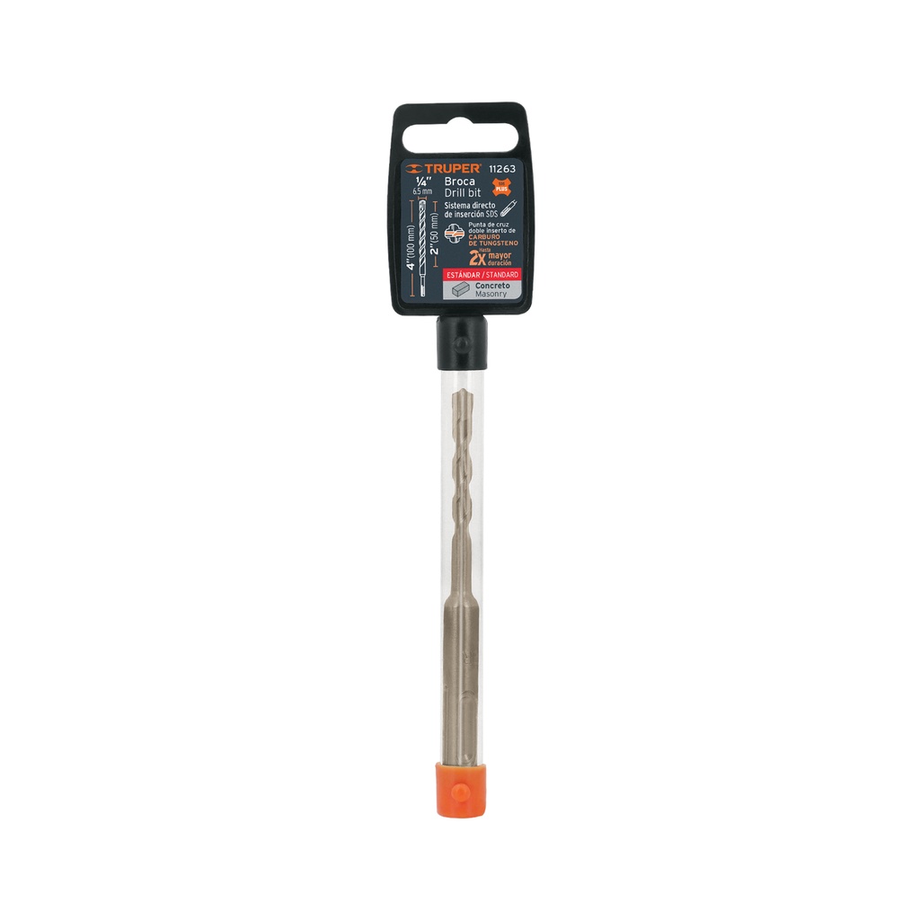 BROCA CON SISTEMA DIRECTO SDS 1/4 X4" 11263