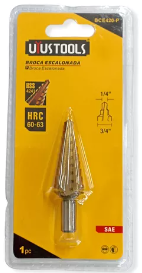 BROCA ESCALONADA 1/4"-3/4" BCE420-P