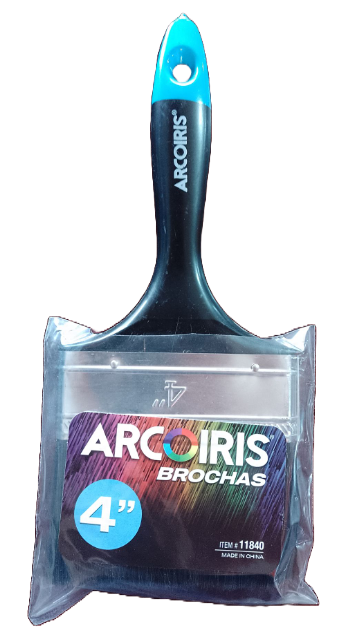 BROCHA CELESTE  4" ARCOIRIS