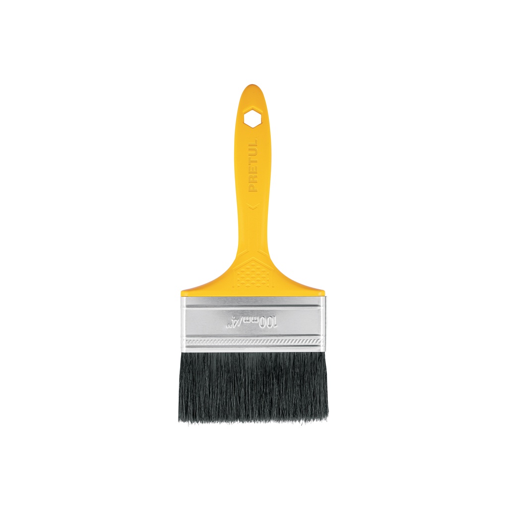 BROCHA USO GENERAL 4"C/MANGO DE PLASTICO 21529 PRETUL