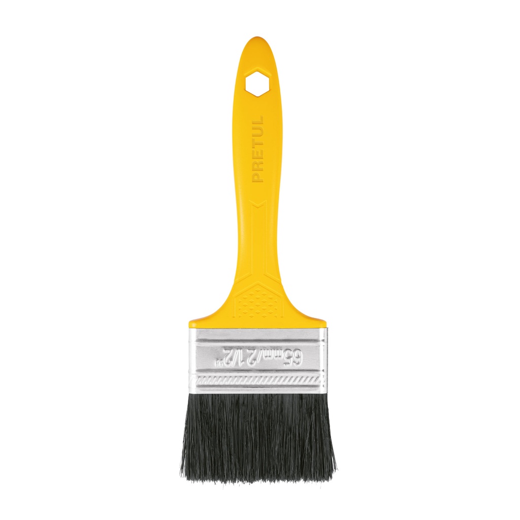 BROCHA USO GENERAL DE 2 1/2' CON MANGO DE PLASTICO 21527 PRETUL