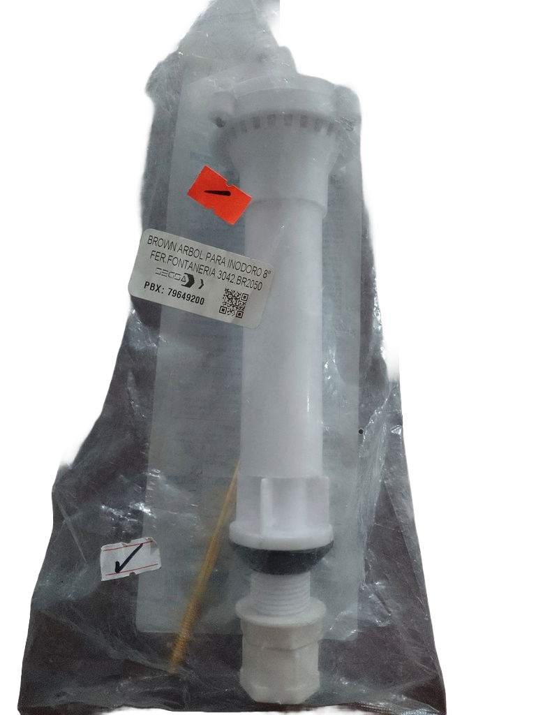 BROWN ARBOL PARA INODORO 8" BR2050 BROWN