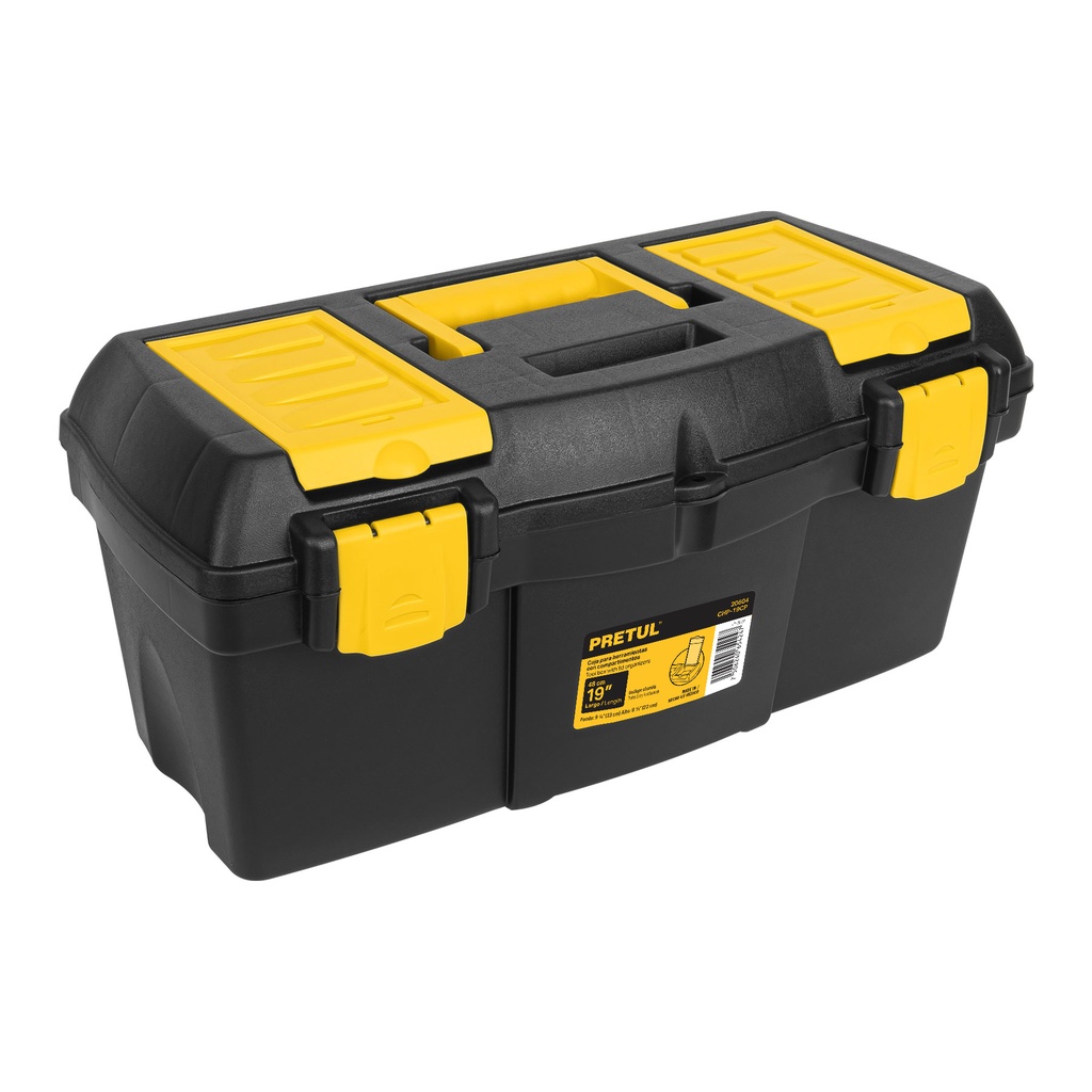 CAJA 19" CON COMPARTIMENTOS, 20604 PRETUL