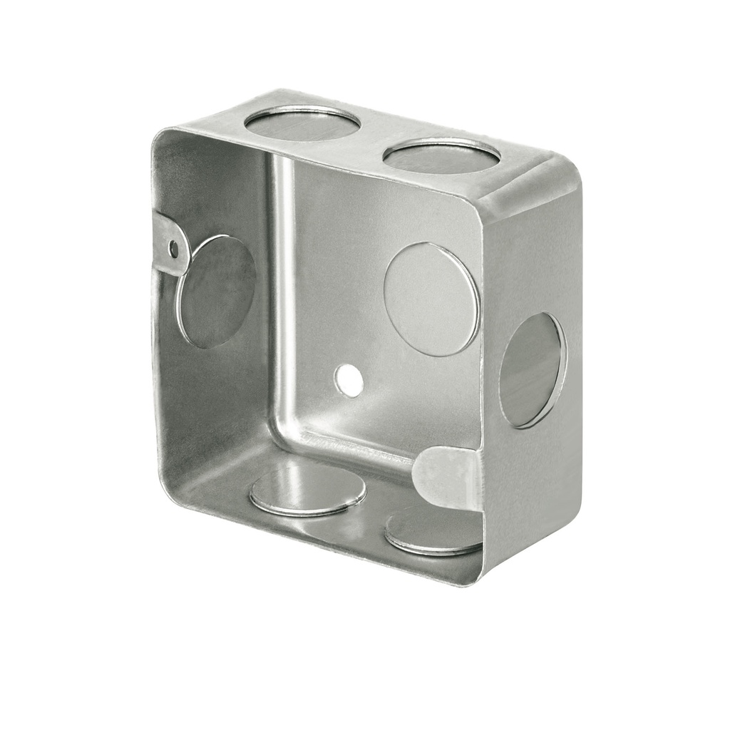 CAJA DE ACERO CUADRADA 3X3" ECONÓMICA