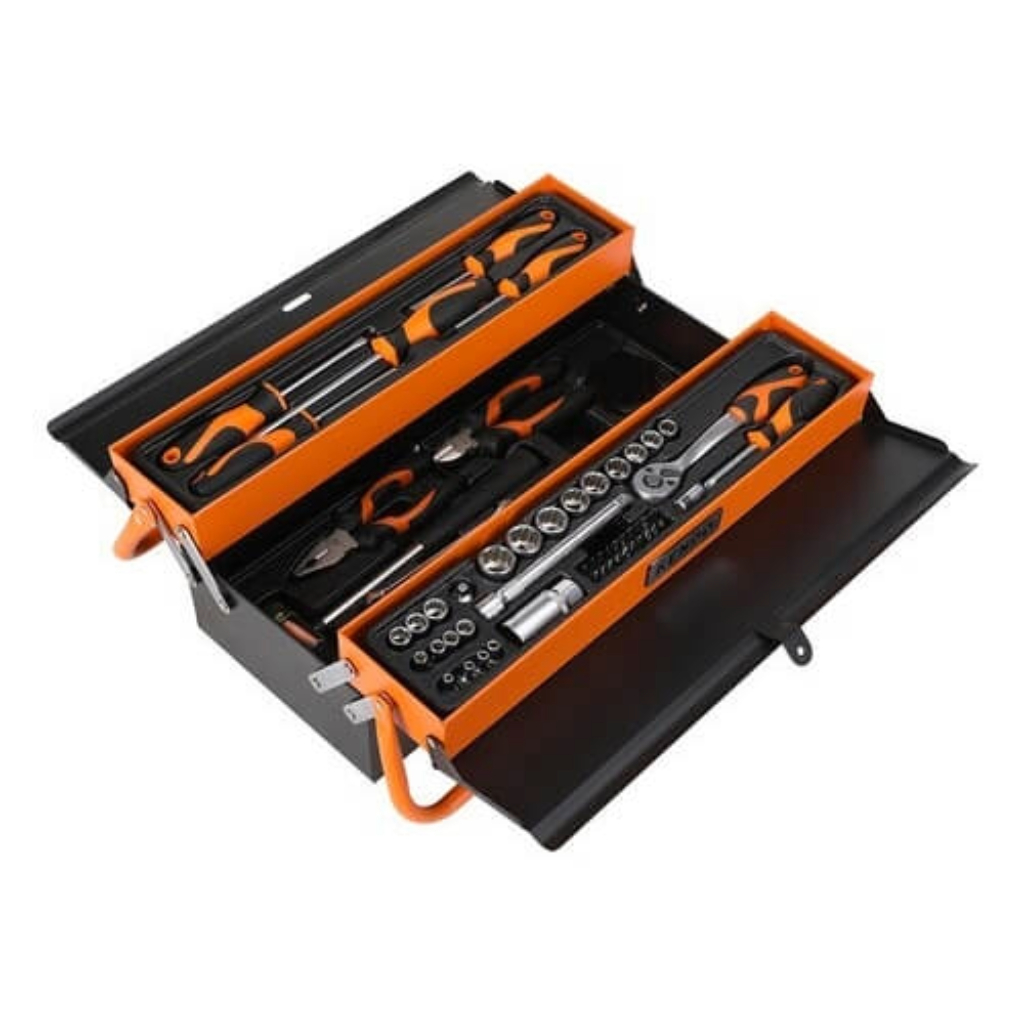 CAJA DE HERRAMIENTAS METALICA 70 PCS 90201 KENDO