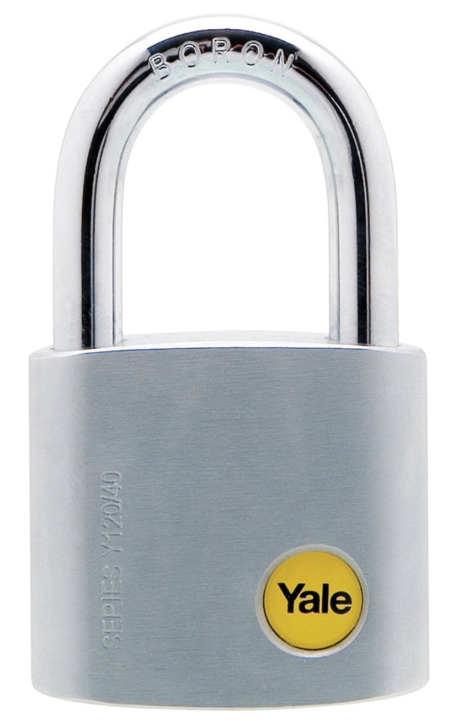 CANDADO 40MM 6/1 SERIE PLATA VIS YALE