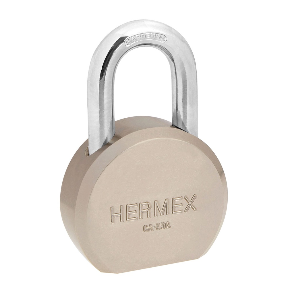 CANDADO ACERO, REDONDO, 65MM, PUNTOS 43336 HERMEX