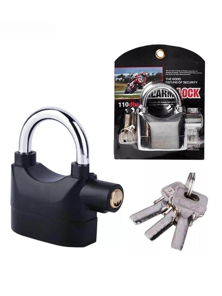 CANDADO CON ALARMA 110DBA