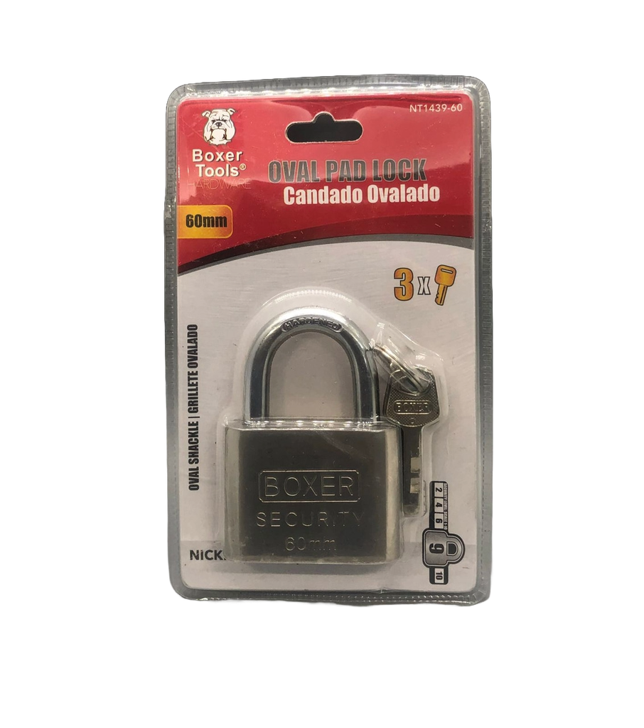 CANDADO DE 60MM NT1439-60MM BOXER