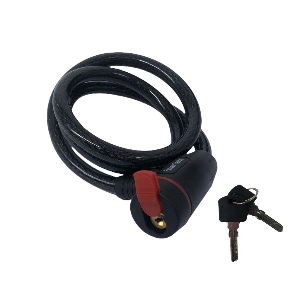 CANDADO DE CABLE 1M CALIBRE 12MM