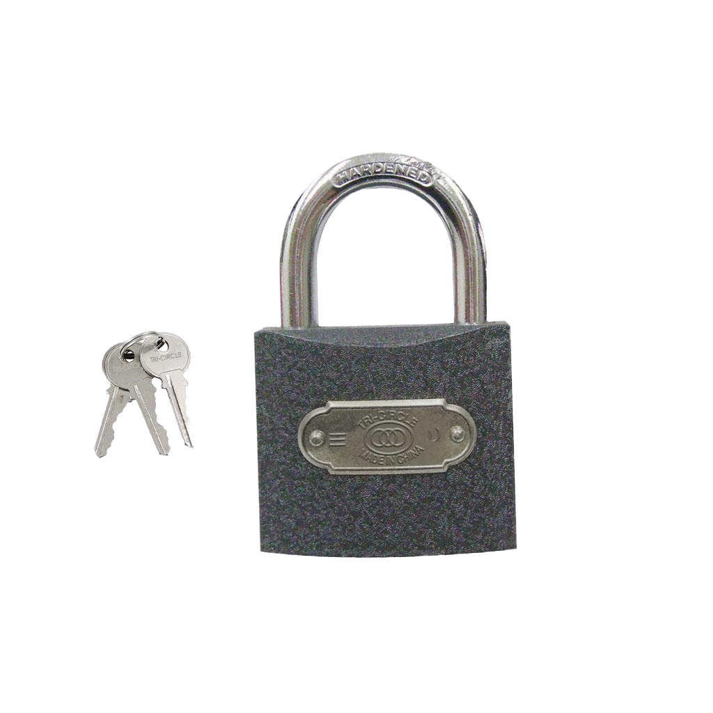 CANDADO GRIS 63MM #365 TRES CIRCULOS