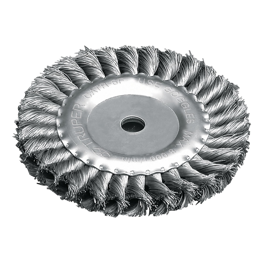 CARDA CIRCULAR TRENZADA PARA ESMERILADOR 6" 11598 TRUPER