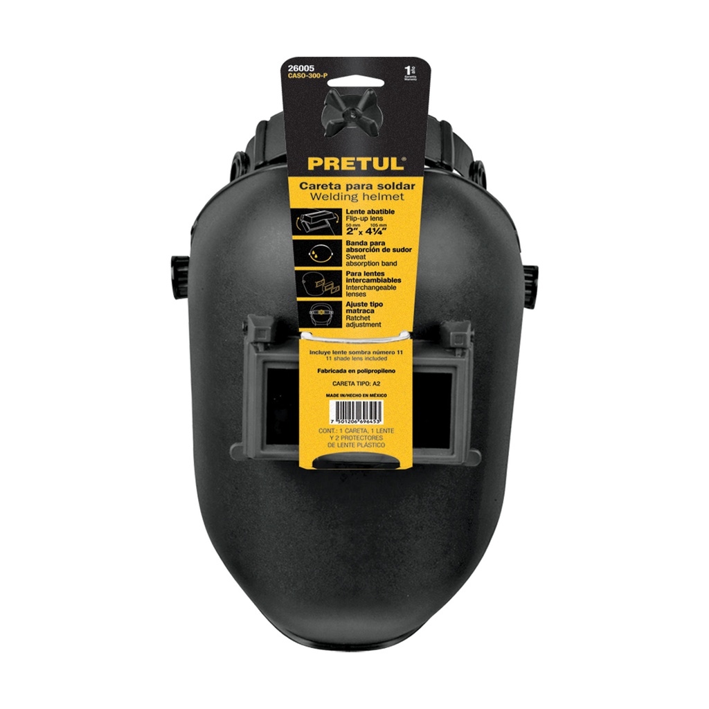 CARETA PARA SOLDAR 26005 PRETUL