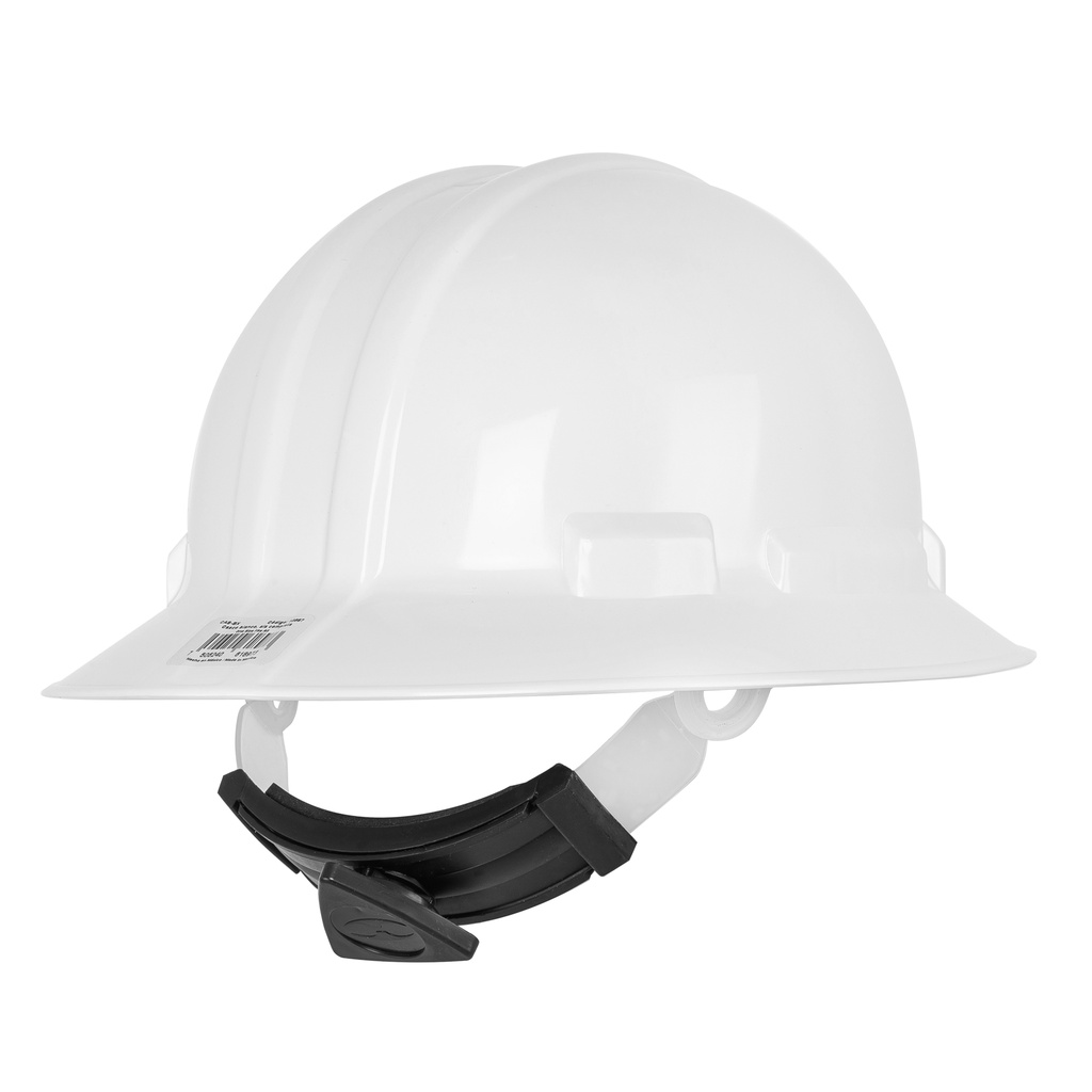 CASCO DE SEGURIDAD BLANCO ALA ANCHA