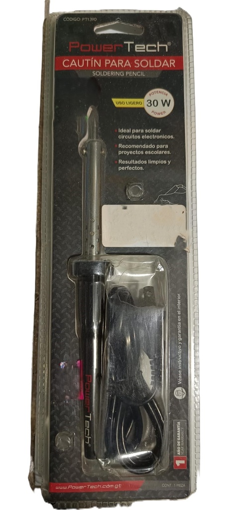 CAUTIN PARA SOLDAR - 30W PT1390 POWERTECH