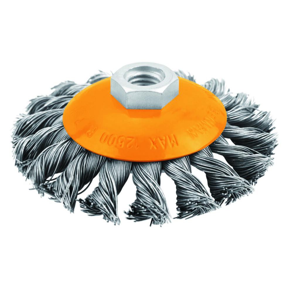 CEPILLO DE ALAMBRE TIPO DISCO TRENZADO 100MM