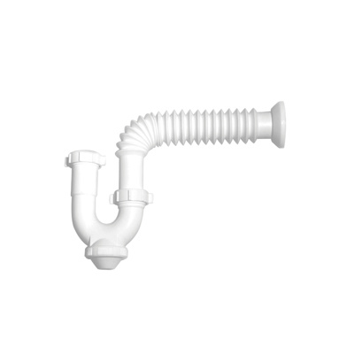 CESPOL FLEXIBLE PVC CON ADAPTADOR PARA LAVABO MIBER