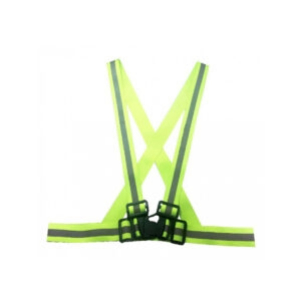 CHALECO REFLECTIVO DE TIRAS VERDE H11081