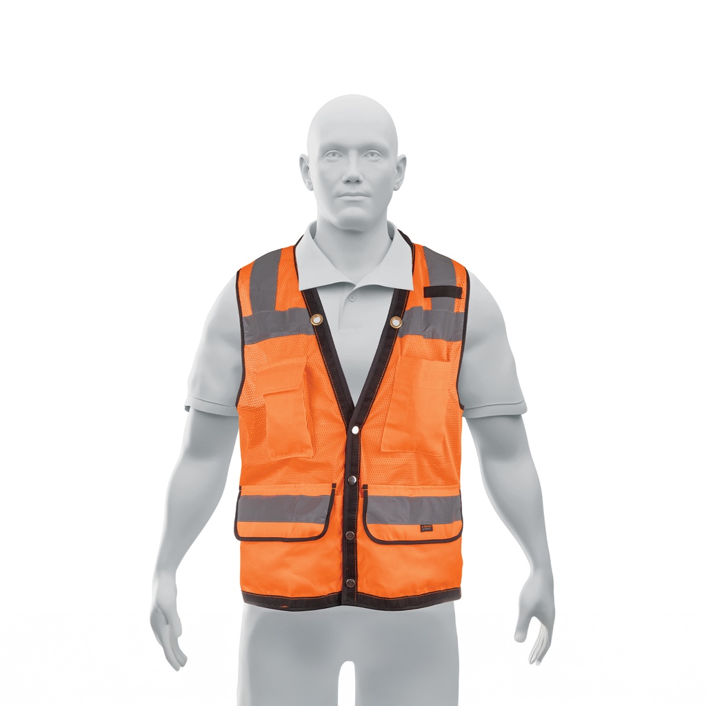 CHALECO SEGURIDAD, REFORZADO, NARANJA,XG 13481 TRUPER